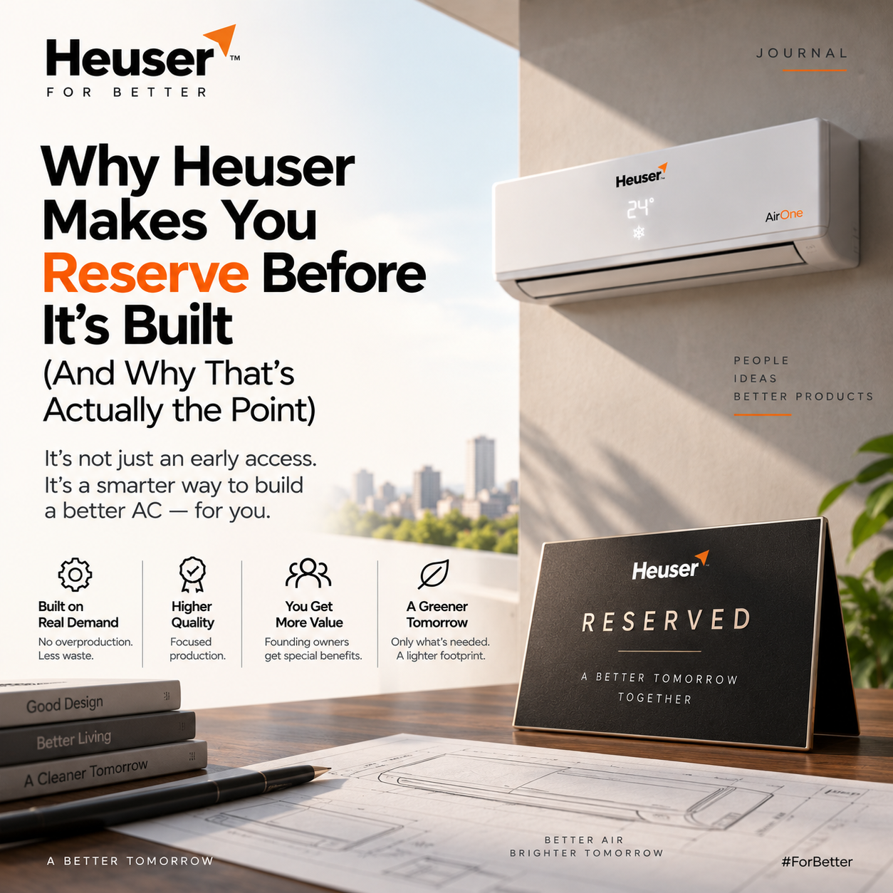 Why Heuser Makes You Reserve Before It's Built (And Why That's Actually the Point)